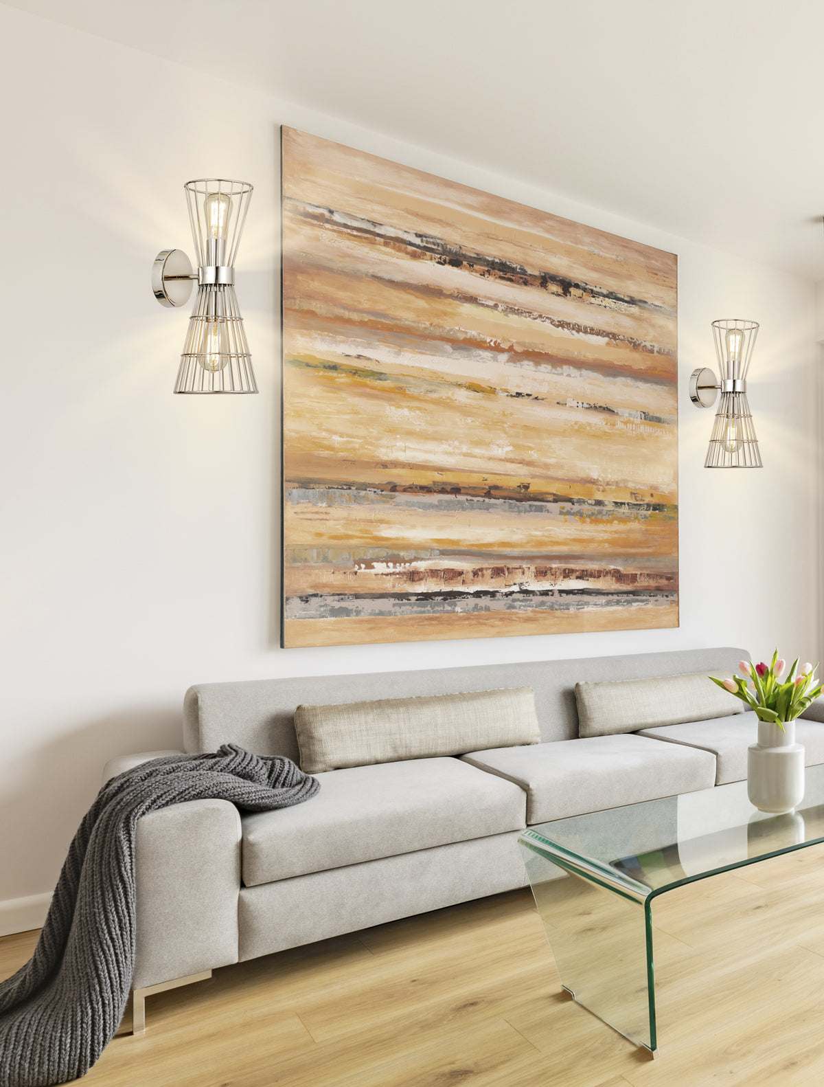 Alito 2 Light Wall Sconce 2 x 100W - Medium