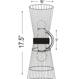 Alito 2 Light Wall Sconce 2 x 100W - Medium