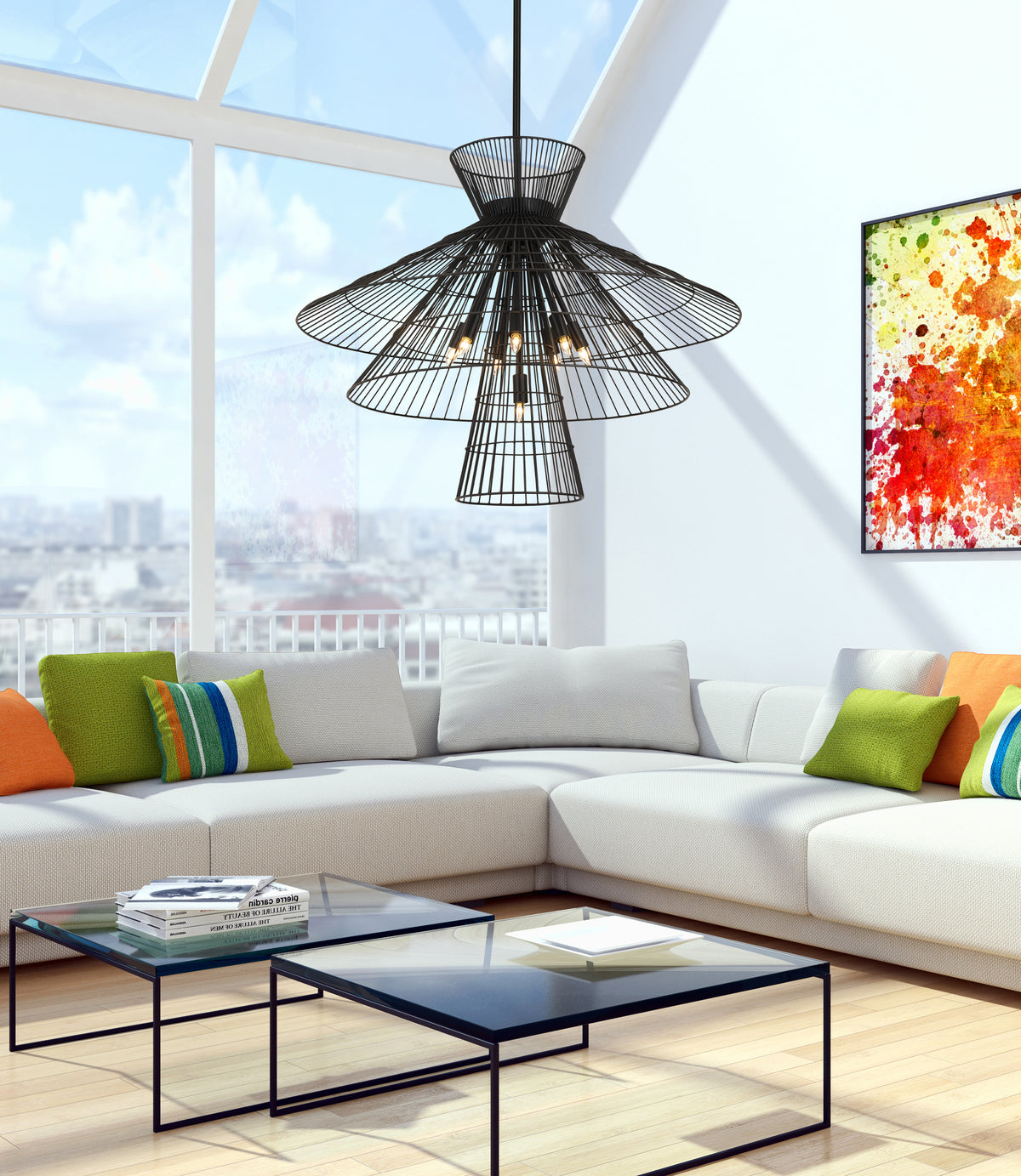 Alito 8 Light Chandelier 8 x 60W - Candelabra