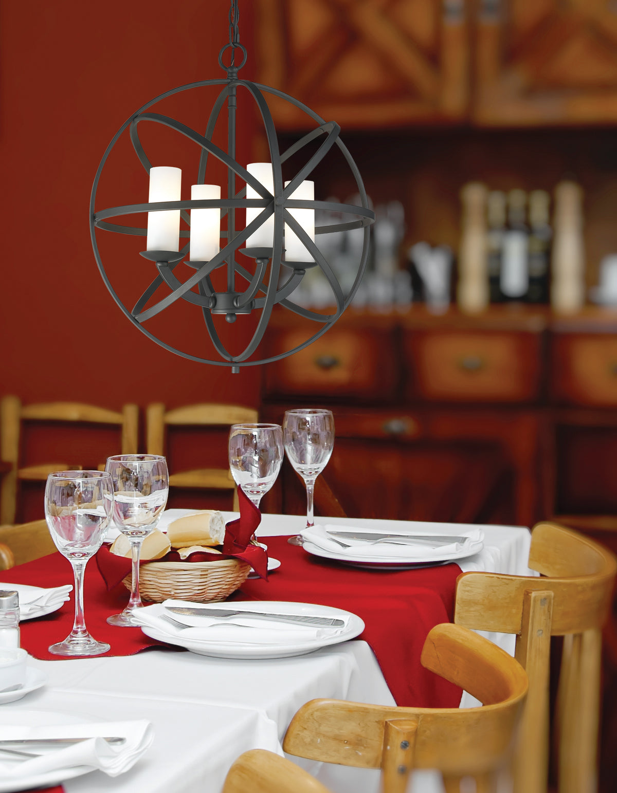 Aranya 4 Light Chandelier