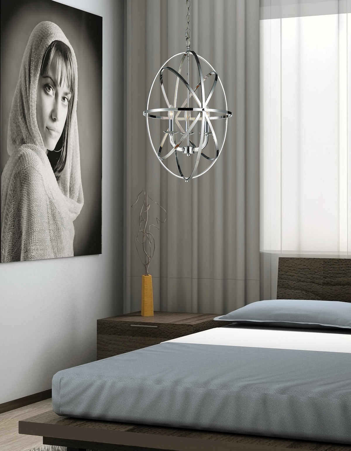 Aranya 3 Light Chandelier