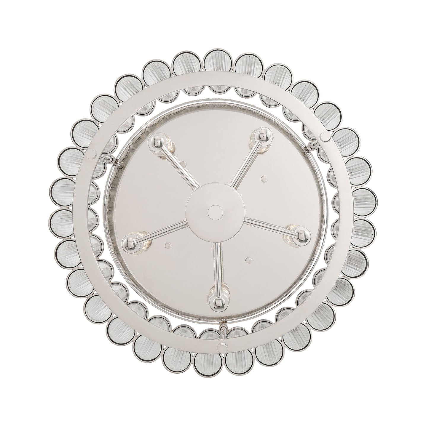 Glasbury 5-Light 18" Flush Mount