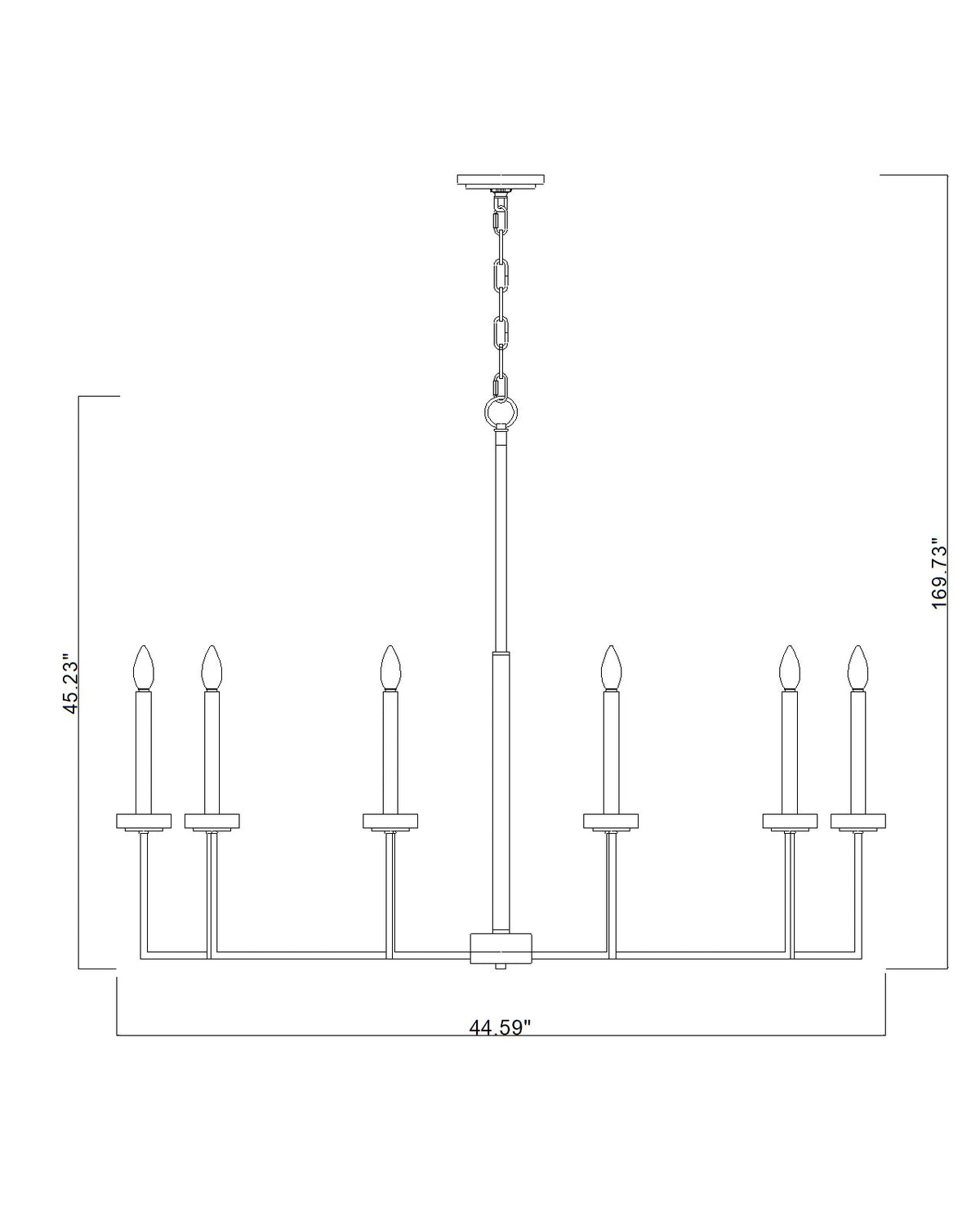 Gaultier 10 Light Chandelier