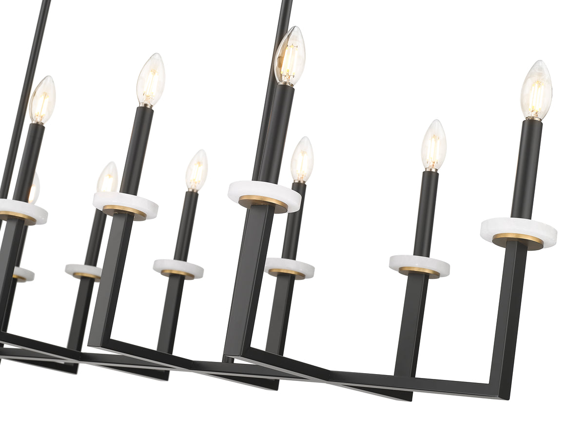 Gaultier 12 Light Linear Chandelier