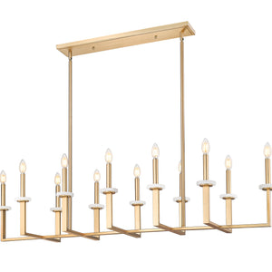 Gaultier 12 Light Linear Chandelier