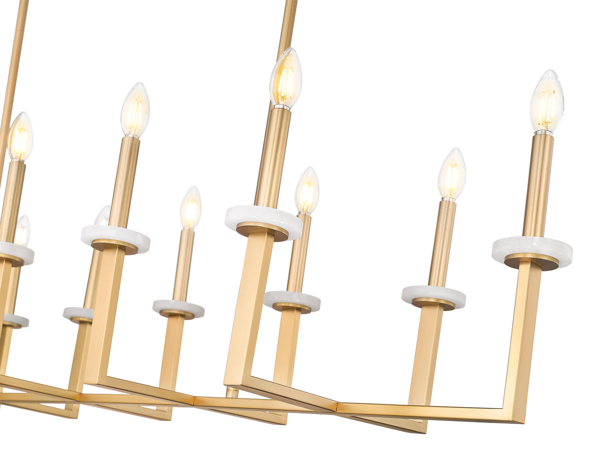 Gaultier 12 Light Linear Chandelier