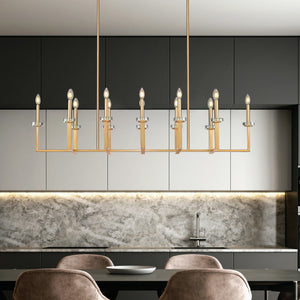 Gaultier 12 Light Linear Chandelier