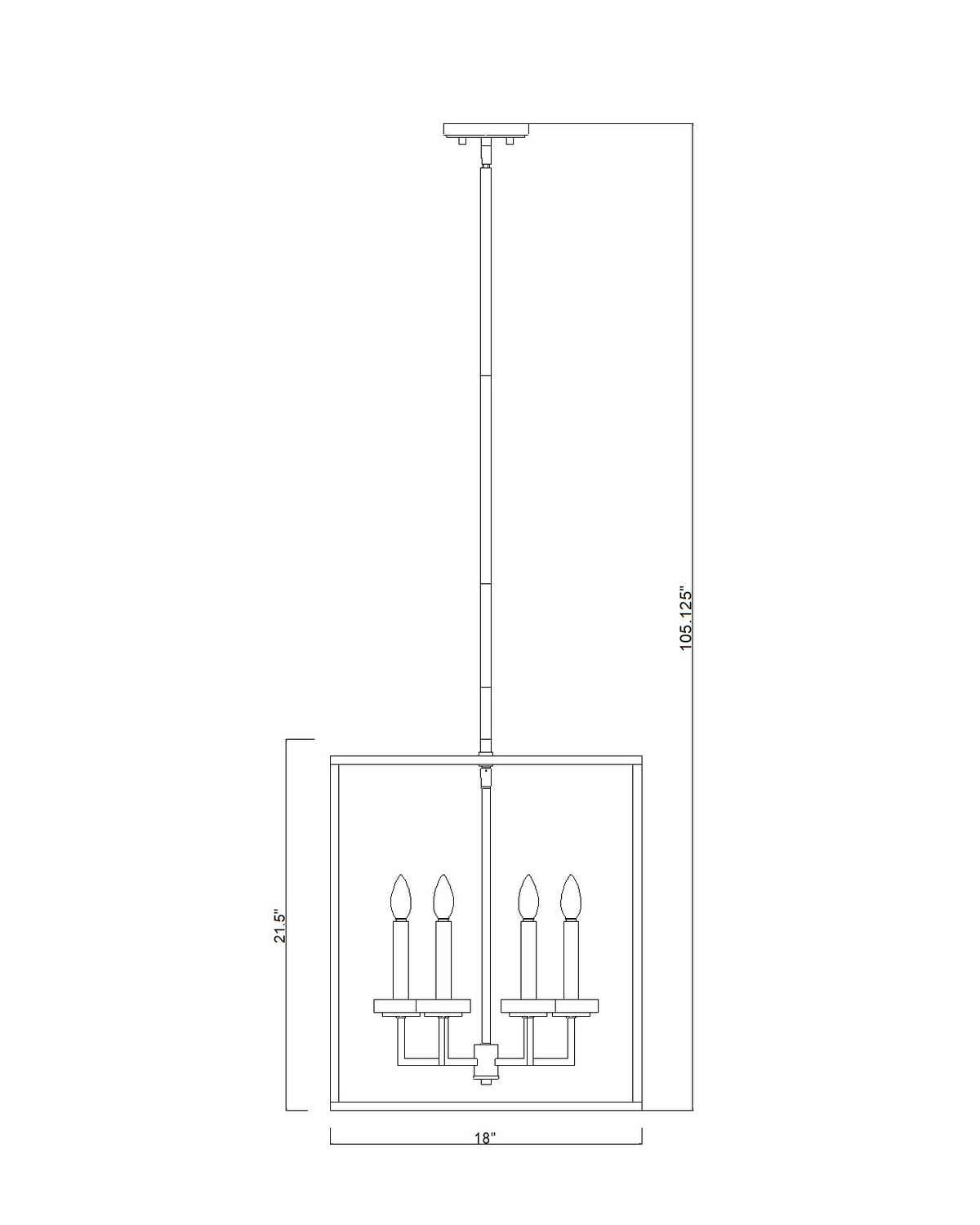 Gaultier 6 Light Chandelier
