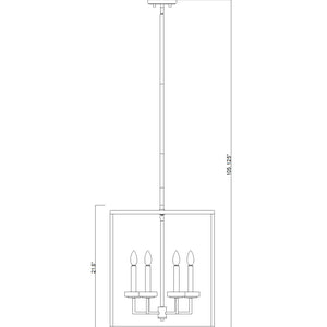 Gaultier 6 Light Chandelier