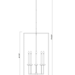 Gaultier 8 Light Chandelier
