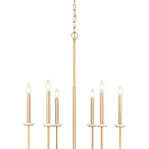 Gaultier 6 Light Chandelier