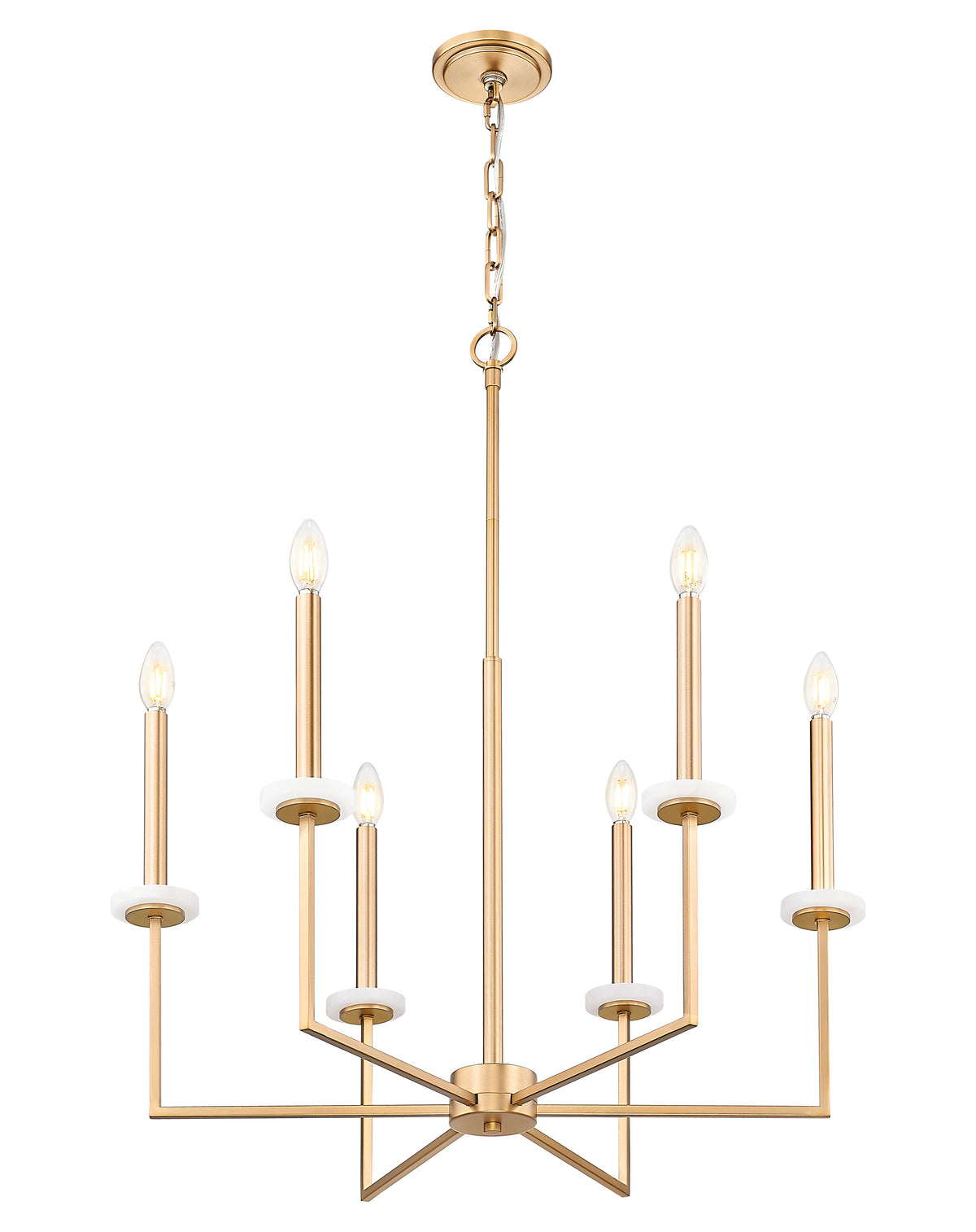 Gaultier 6 Light Chandelier