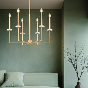 Gaultier 6 Light Chandelier
