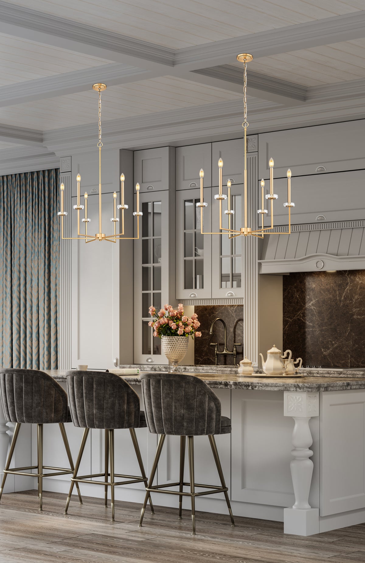 Gaultier 6 Light Chandelier