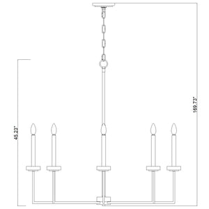 Gaultier 8 Light Chandelier