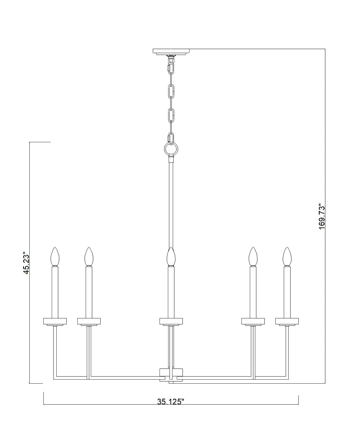 Gaultier 8 Light Chandelier
