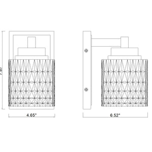 Jacqueline 1 Light Wall Sconce