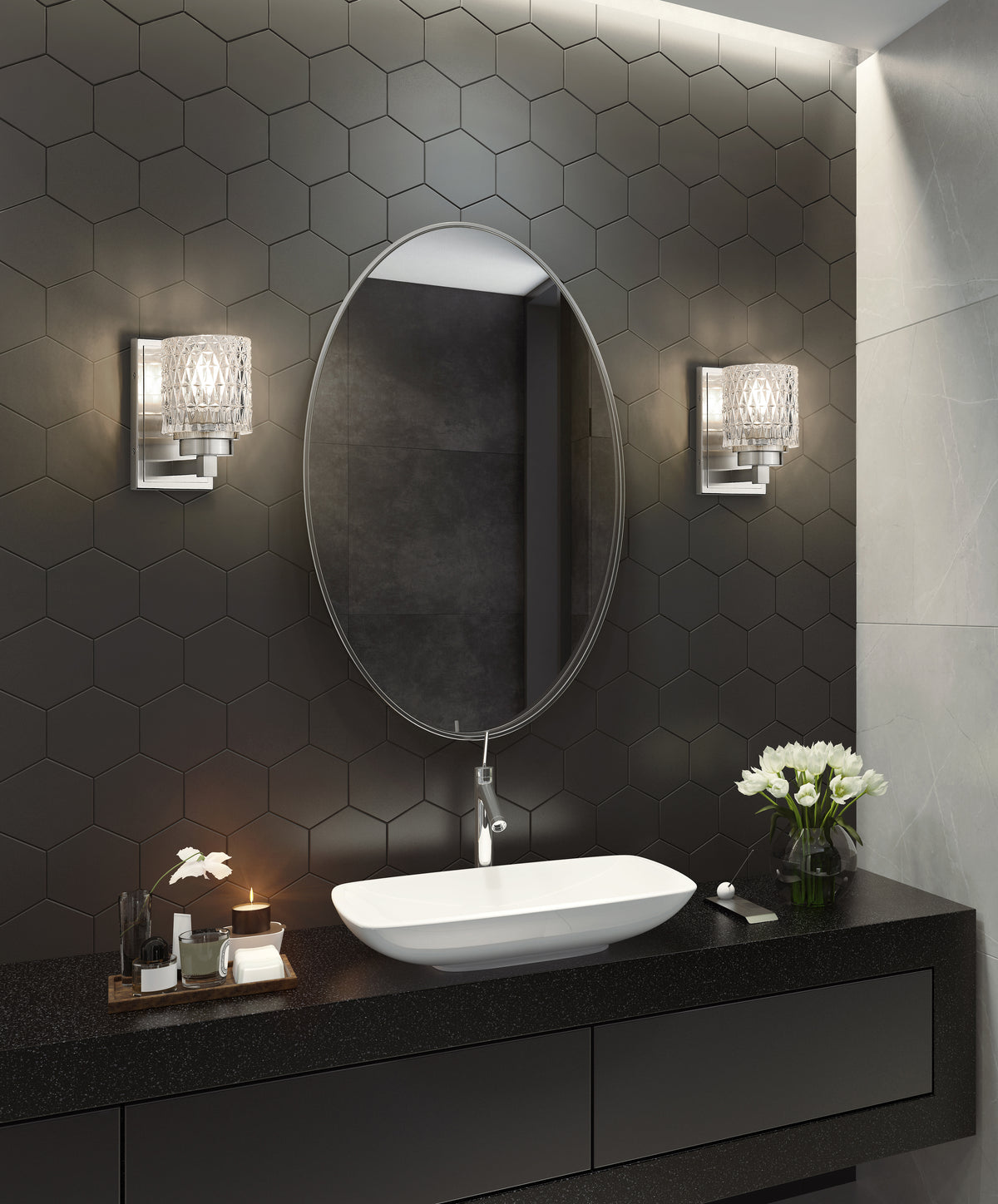 Jacqueline 1 Light Wall Sconce