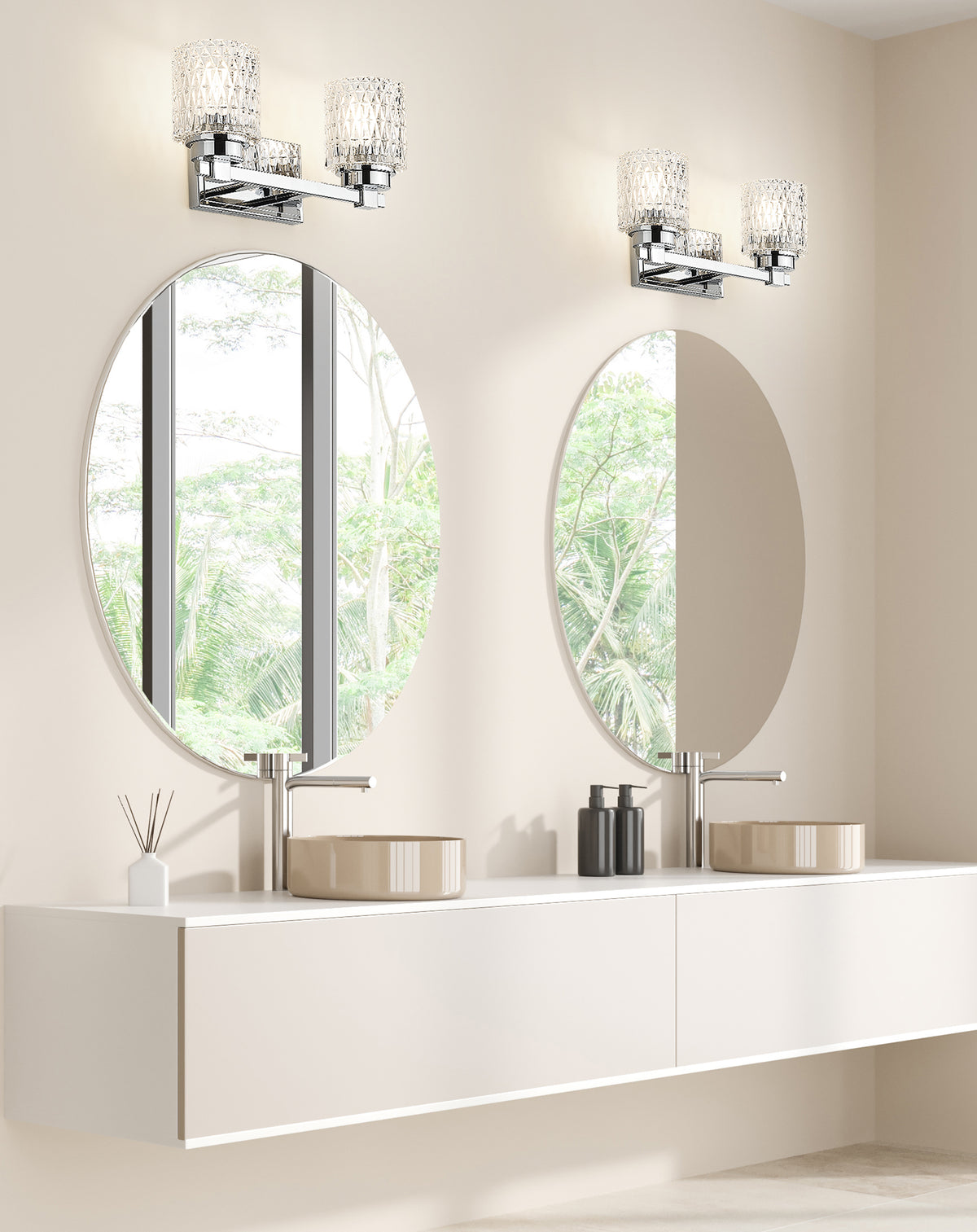 Jacqueline 2 Light Vanity