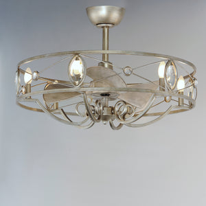 Solitaire 6-Light WiFi-enabled LED Fandelight