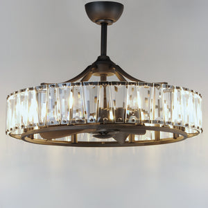Odeon 8-Light WiFi-enabled LED Fandelight