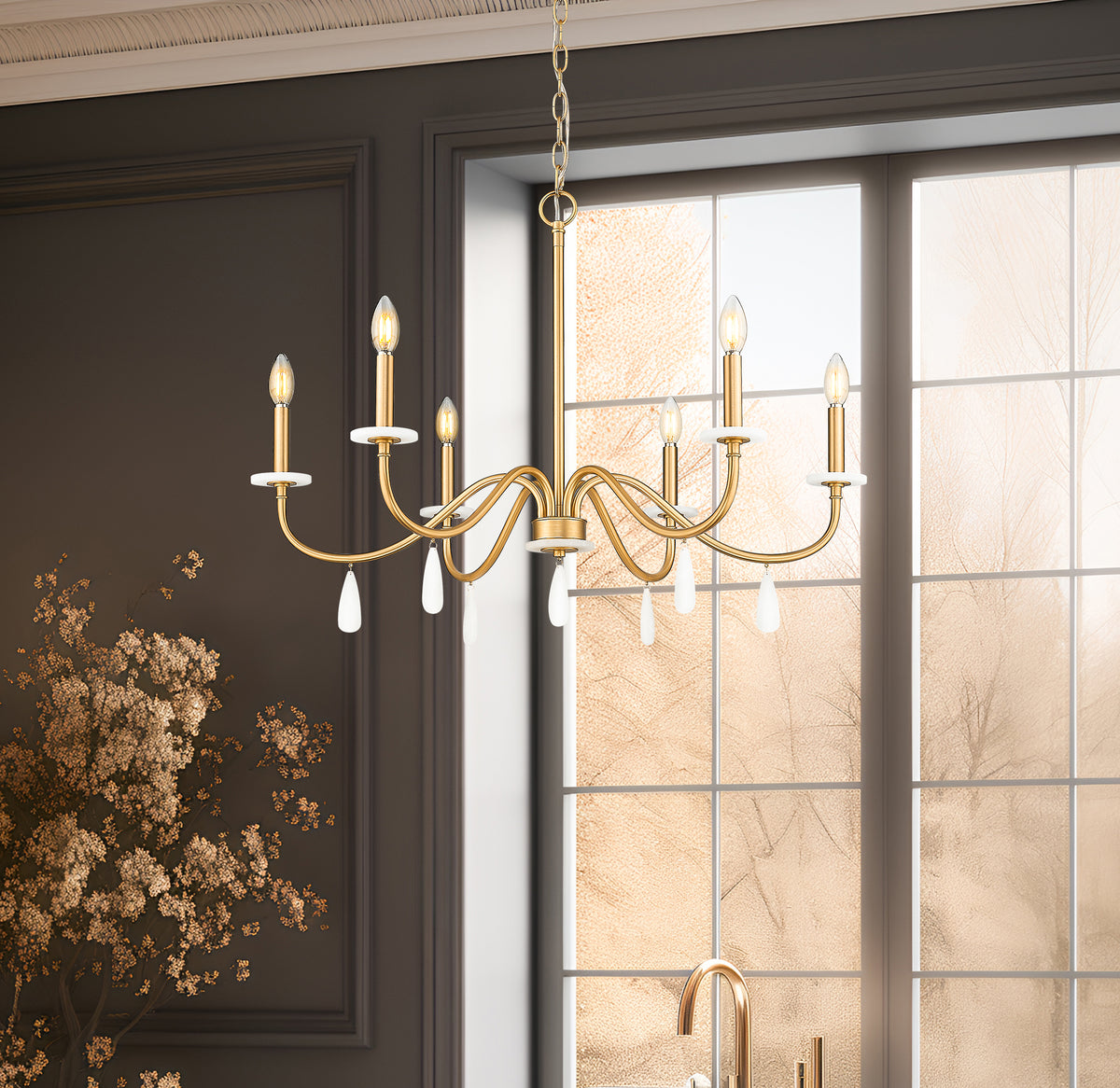 Toussant 6 Light Chandelier