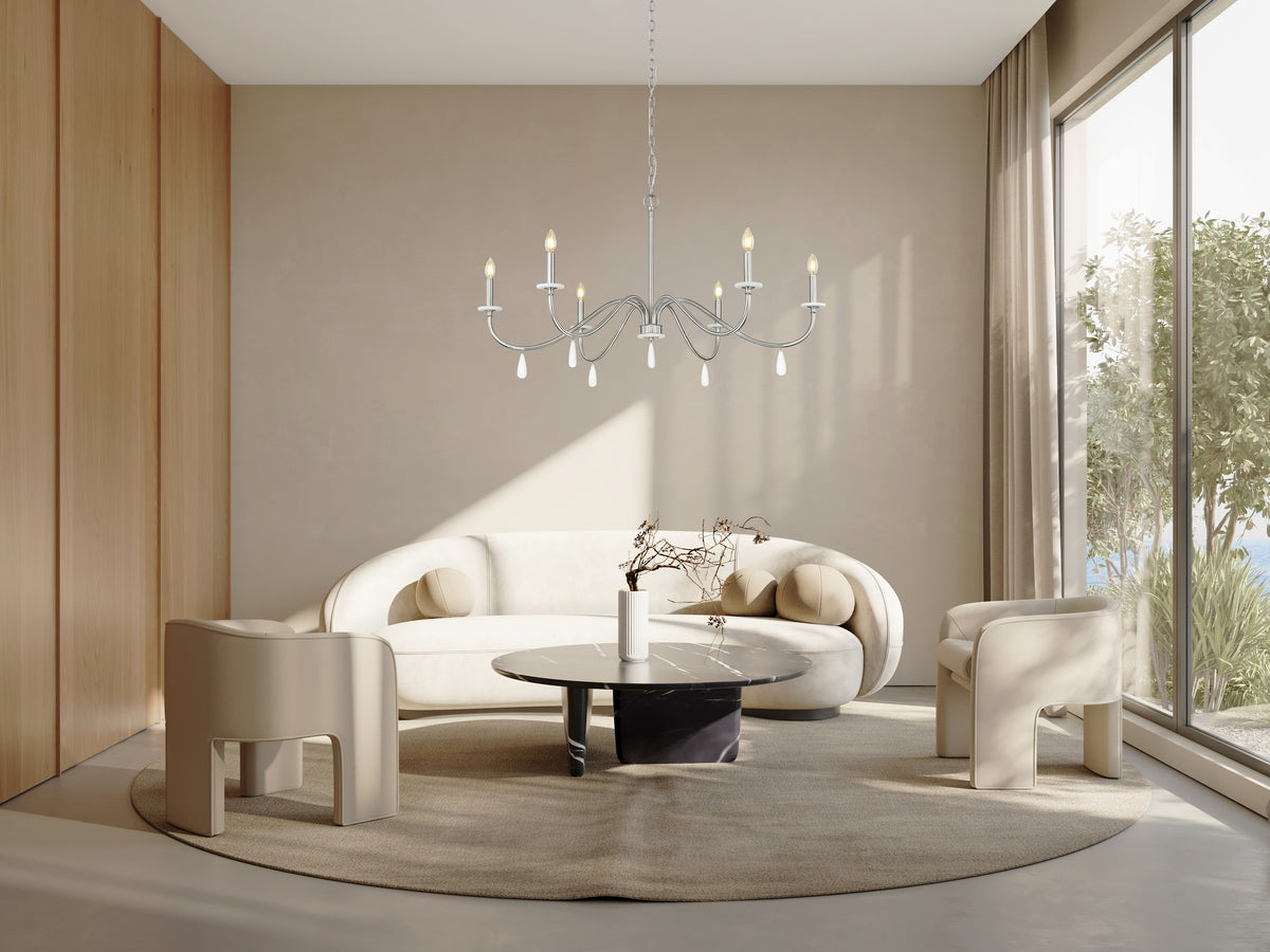 Toussant 6 Light Chandelier