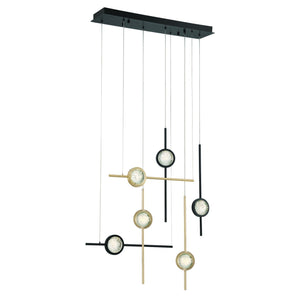 Barletta 6-Light 32" Integrated LED Multi Drop Chandelier