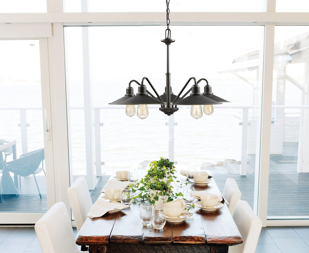 Casa 5 Light Chandelier