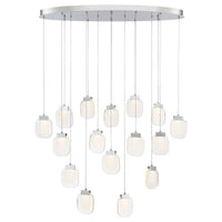 Paget 16-Light 44" Integrated LED Multi Drop Chandelier