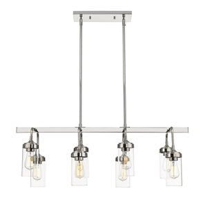 Calliope 8 Light Linear Chandelier