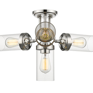 Calliope 4 Light Semi Flush Mount