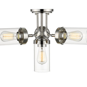 Calliope 4 Light Semi Flush Mount