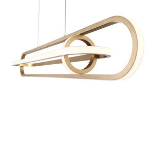 Demark 42" Integrated LED Linear Chandelier