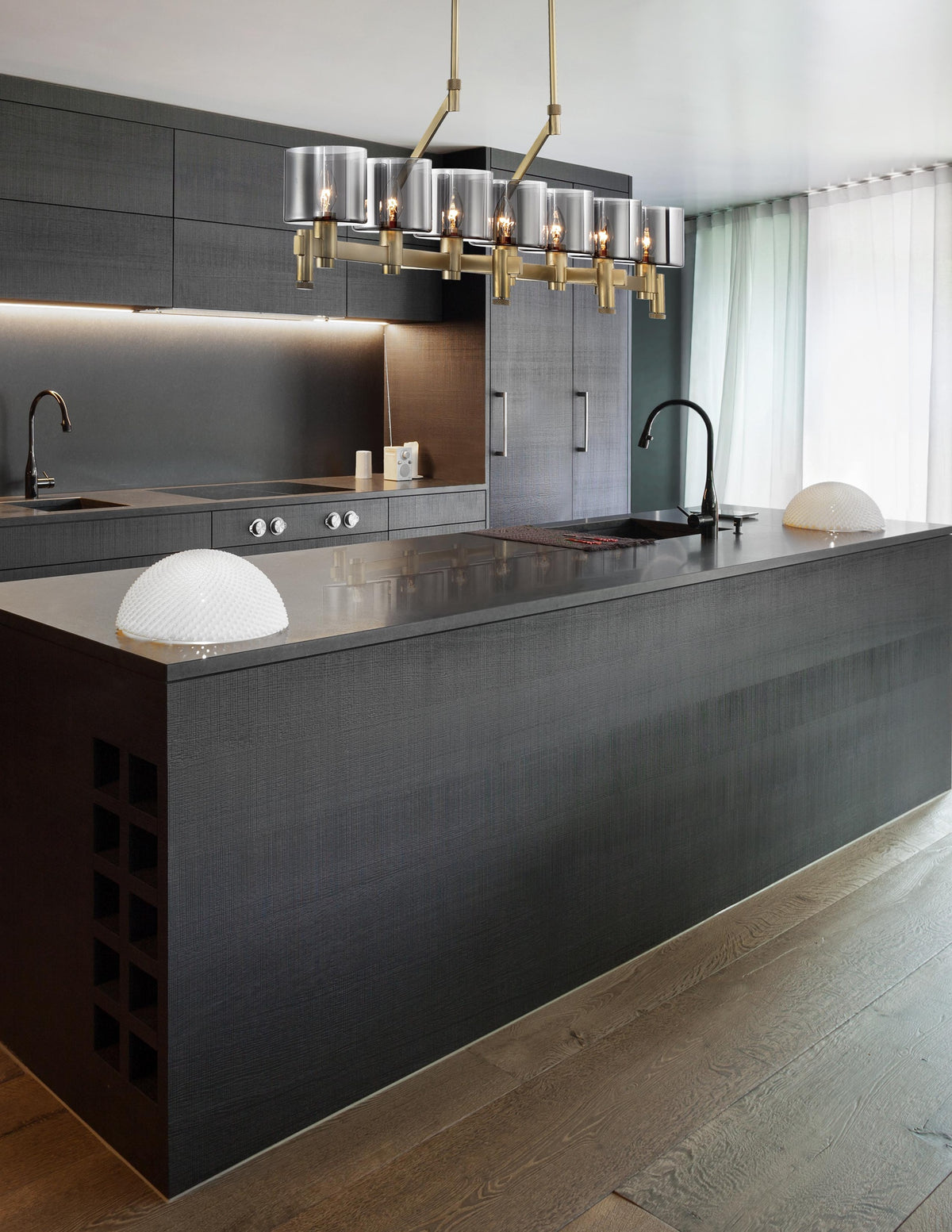 Decato 7-Light 57" Linear Chandelier