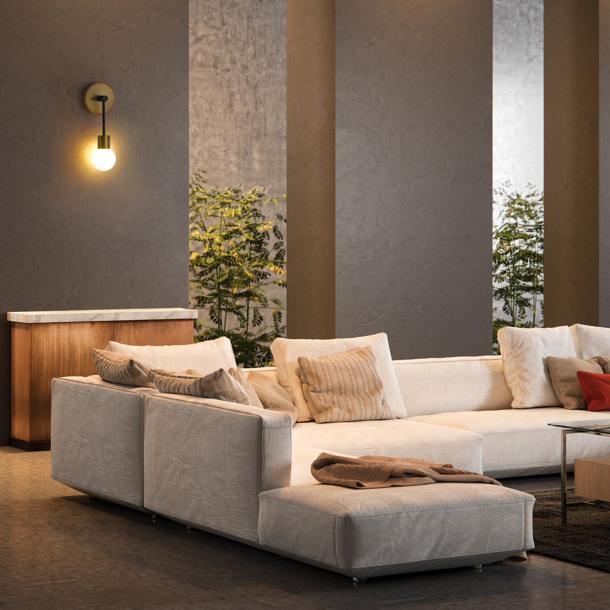 Neutra 1 Light Wall Sconce