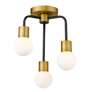 Neutra 3 Light Semi Flush Mount