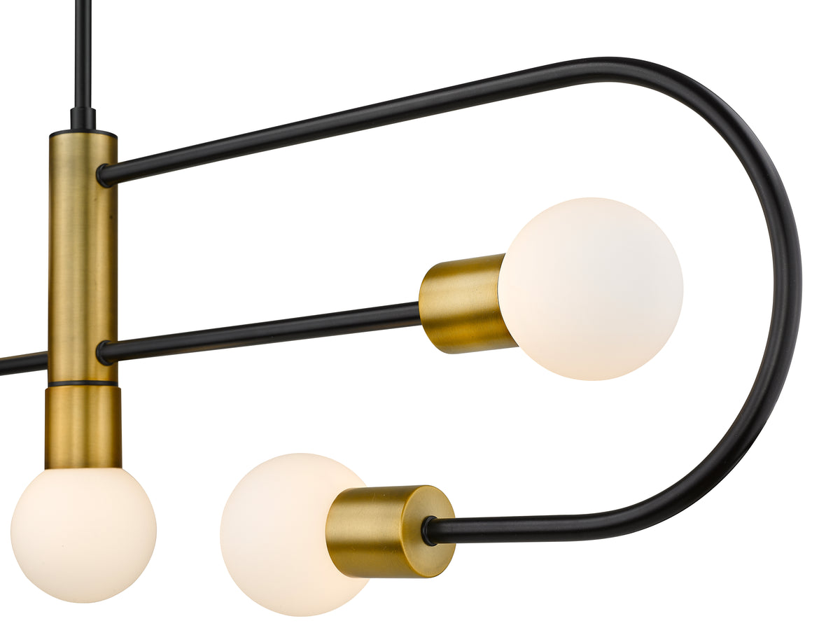 Neutra 5 Light Linear Chandelier