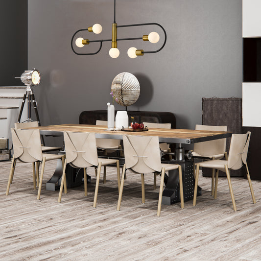 Neutra 5 Light Linear Chandelier