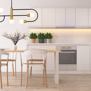 Neutra 5 Light Linear Chandelier
