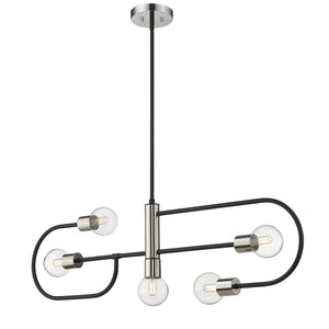 Neutra 5 Light Linear Chandelier