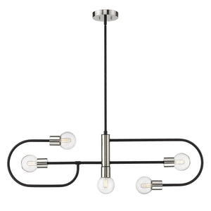 Neutra 5 Light Linear Chandelier