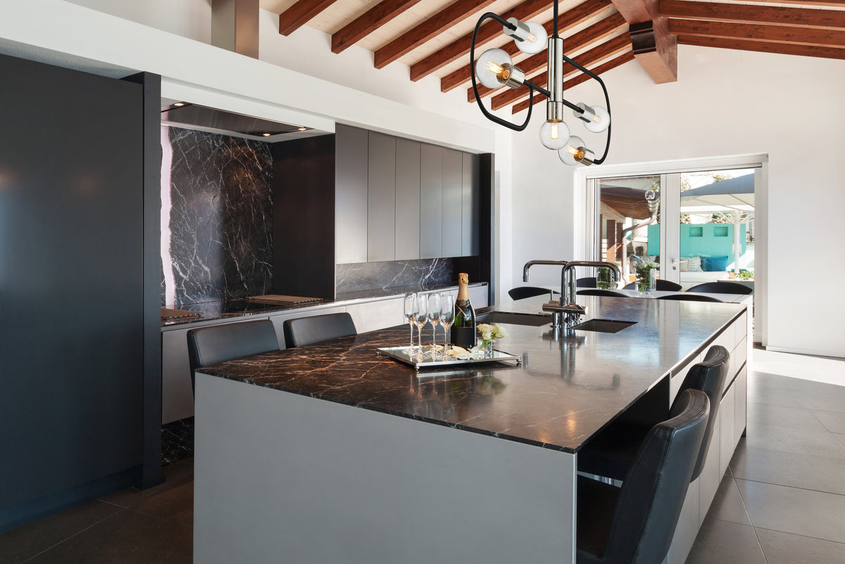 Neutra 5 Light Linear Chandelier