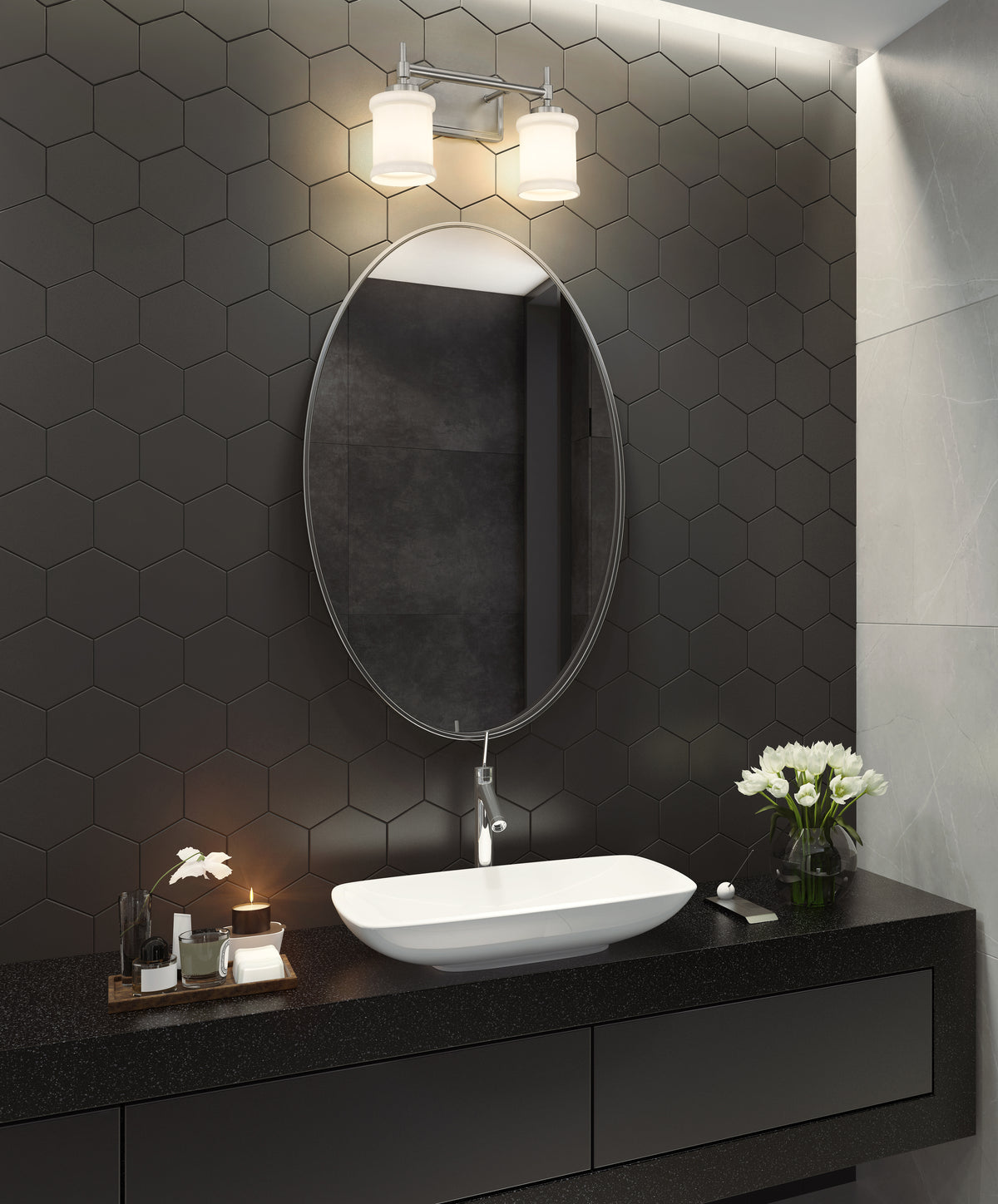 Cadoc 2 Light Vanity