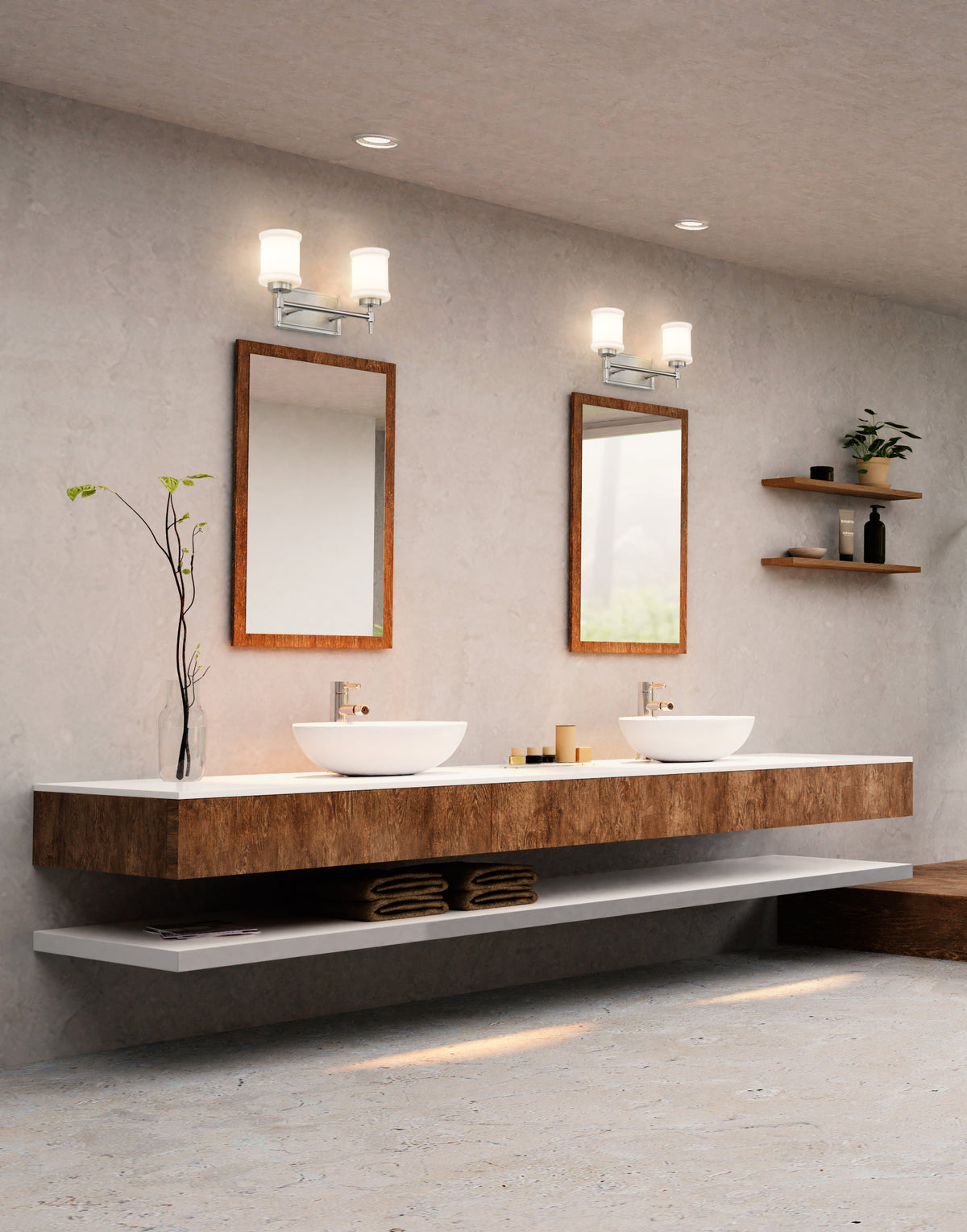 Cadoc 2 Light Vanity
