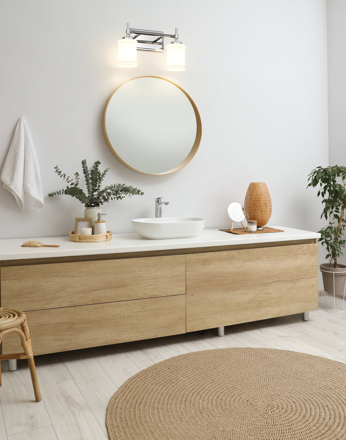 Cadoc 2 Light Vanity