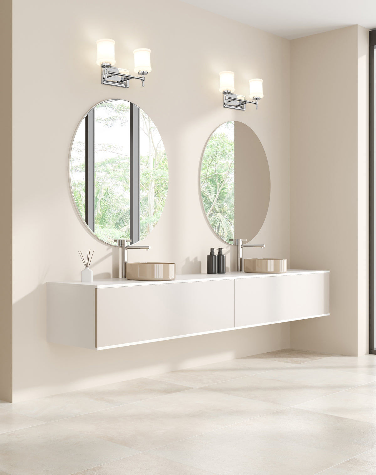 Cadoc 2 Light Vanity
