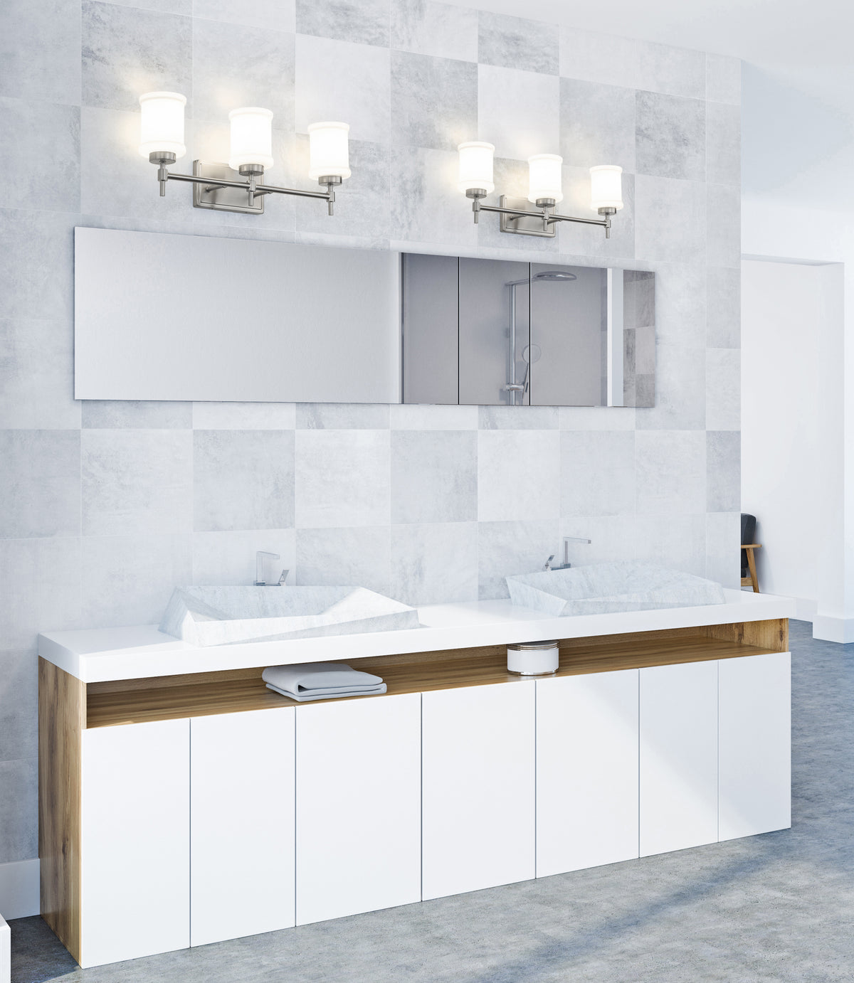 Cadoc 3 Light Vanity