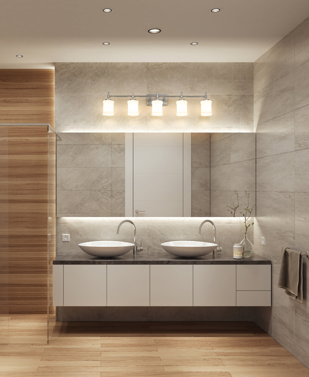 Cadoc 5 Light Vanity