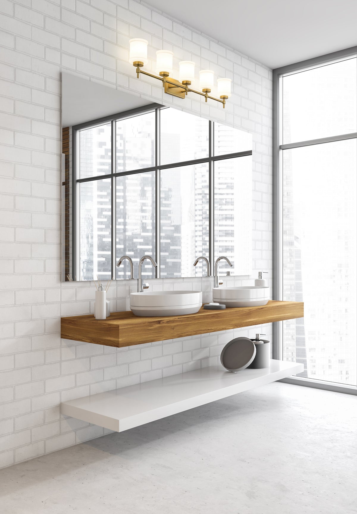 Cadoc 5 Light Vanity